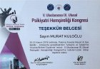 Prof. Dr. Murat Kuloğlu Psikiyatri sertifikası