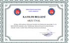 Uzm. Kl. Psk. Arzu Ünal Psikoloji sertifikası