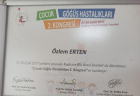 Uzm. Dr. Özlem Topal Erten Çocuk Sağlığı ve Hastalıkları sertifikası