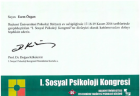 Uzm. Psk. Ecem Canbilek Psikoloji sertifikası