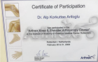 Op. Dr. Alpkorkuttaş Arifoğlu Ortopedi ve Travmatoloji sertifikası