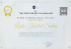 Psk. Leyla Kudret Şahin Psikoloji sertifikası