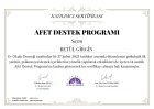 Psk. Betül GİRGİN Psikoloji sertifikası