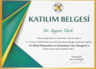 Uzm. Dr. Ayşen Türk Spor Hekimliği sertifikası