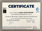 Psikoterapist Eylem Çelik Erhan Psikoloji sertifikası