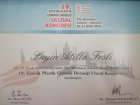 Op. Dr. Atilla Fesli Plastik Rekonstrüktif ve Estetik Cerrahi sertifikası