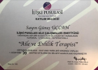 Psk. Güneş Üçcan Psikoloji sertifikası