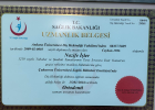 Uzm. Dr. Dt. Nazife İşler Pehlivan Diş Hekimi sertifikası