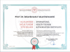 Prof. Dr. İbrahim Barut Genel Cerrahi sertifikası
