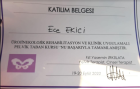 Fzt. Ece Ekici Fizyoterapi sertifikası