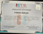Psk. Dan. Faruk Özkan Psikolojik Danışman sertifikası