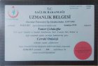 Prof. Dr. Tamer Çolakoğlu Genel Cerrahi sertifikası