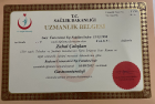 Doç. Dr. Zuhal Çalışkan Dahiliye - İç Hastalıkları sertifikası