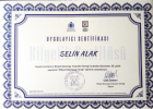 Klinik Psikolog  Selin Zivane Klinik Psikolog sertifikası