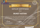 Psk. Dan. Buket Kotan Psikolojik Danışman sertifikası