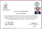 Dr. Hasan Demir Geleneksel ve Tamamlayıcı Tıp sertifikası