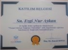 Dt. Ezgi Nur Aykan Diş Hekimi sertifikası