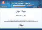 Uzm. Dr. Mehmet Can Beyin ve Sinir Cerrahisi sertifikası