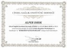 Op. Dr. Alper Dırık Üroloji sertifikası