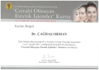 Op. Dr. Çağdaş Orman Plastik Rekonstrüktif ve Estetik Cerrahi sertifikası