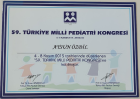 Uzm. Dr. Aysun Özdil Çocuk Sağlığı ve Hastalıkları sertifikası