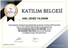 Dt. Anıl Deniz Yıldırım Diş Hekimi sertifikası