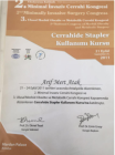Op. Dr. Mert Atak Genel Cerrahi sertifikası