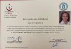 Uzm. Dr. Tuğba Kılıç Geleneksel ve Tamamlayıcı Tıp sertifikası