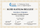 Dyt. Neslihan Türkmen Diyetisyen sertifikası