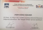Uzm. Dr. Ayşen Sağdıç Coşkuner Dermatoloji sertifikası