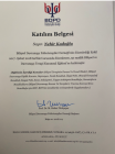 Uzm. Kl. Psk. Nehir Kadooğlu Psikoloji sertifikası