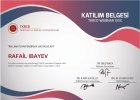 Op. Dr. Rafail İbayev Genel Cerrahi sertifikası