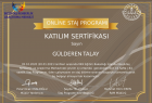 Psk. Gülderen Talay Psikoloji sertifikası