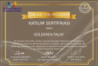Psk. Gülderen Talay Psikoloji sertifikası