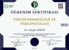 Psk. Duygu Derin Psikoloji sertifikası
