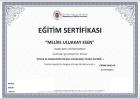 Psk. Melike Uluakay Esen Psikoloji sertifikası