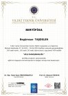 Uzm. Psk. Begümsue Taşdelen Psikoloji sertifikası