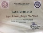 Uzm. Kl. Psk. Büşra Ağlamaz Psikoloji sertifikası