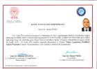 Uzm. Dr. Ahmet Özen Geleneksel ve Tamamlayıcı Tıp sertifikası