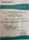 Op. Dr. Ömer Yonga Ortopedi ve Travmatoloji sertifikası