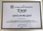 Dyt. Çağla Karaman Diyetisyen sertifikası