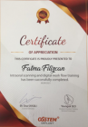Dt. Fatma Kaya Filizcan Diş Hekimi sertifikası