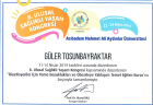 Uzm. Dyt. Güler Tosunbayraktar Diyetisyen sertifikası