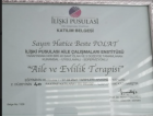 Uzm. Kl. Psk. H.Beste Polat Varlı Klinik Psikolog sertifikası