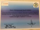 Op. Dr. Muhammed Hanifi Gemci Ortopedi ve Travmatoloji sertifikası
