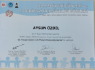 Uzm. Dr. Aysun Özdil Çocuk Sağlığı ve Hastalıkları sertifikası