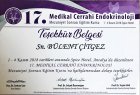 Prof. Dr. Bülent Çitgez Genel Cerrahi sertifikası
