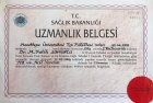 Uzm. Dr. M.Fatih Somuncu Medikal Estetik Tıp Doktoru sertifikası
