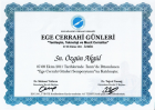 Op. Dr. Özgün Akgül Genel Cerrahi sertifikası