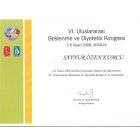 Dyt. Saynur Özen Kumcu Diyetisyen sertifikası